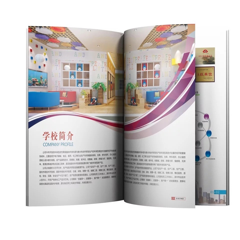 A5 A6 Boyama Kitabı Baskı Film Laminasyon Katalog Baskı Hizmetleri