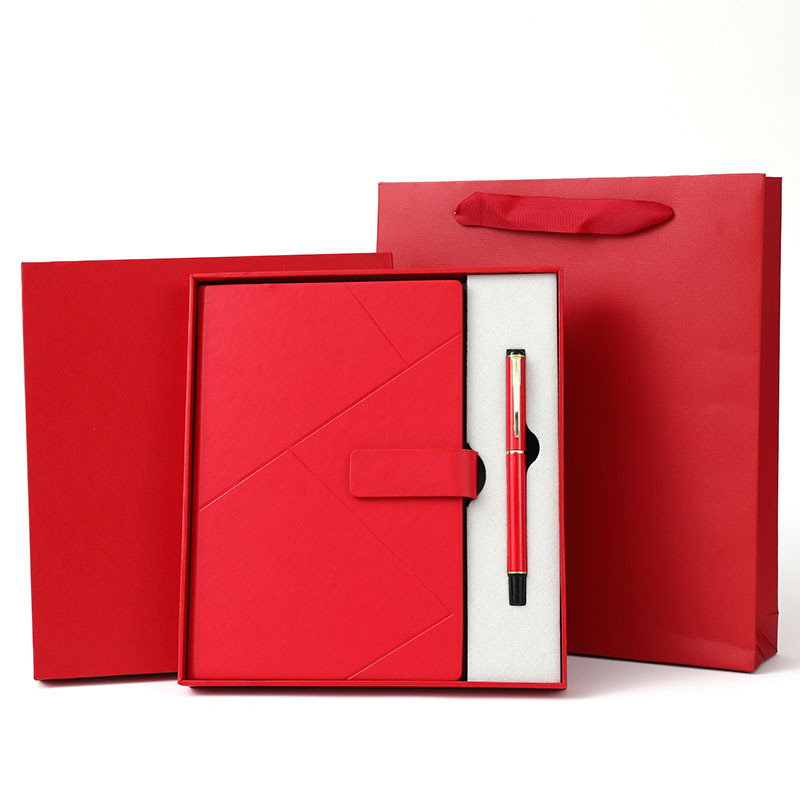 Tam Renkli Ciltli Defter Baskı, A5 Lüks Kalem ve Defter Seti