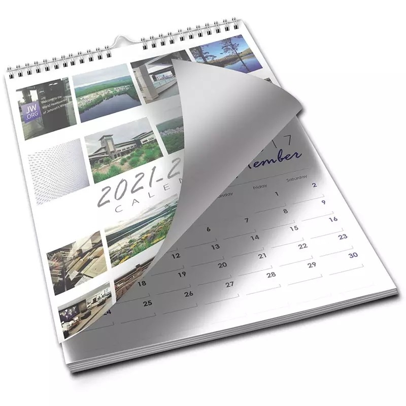 Özel Renkli Baskı 2023 Duvar Takvimi A5 142x210mm Promosyon